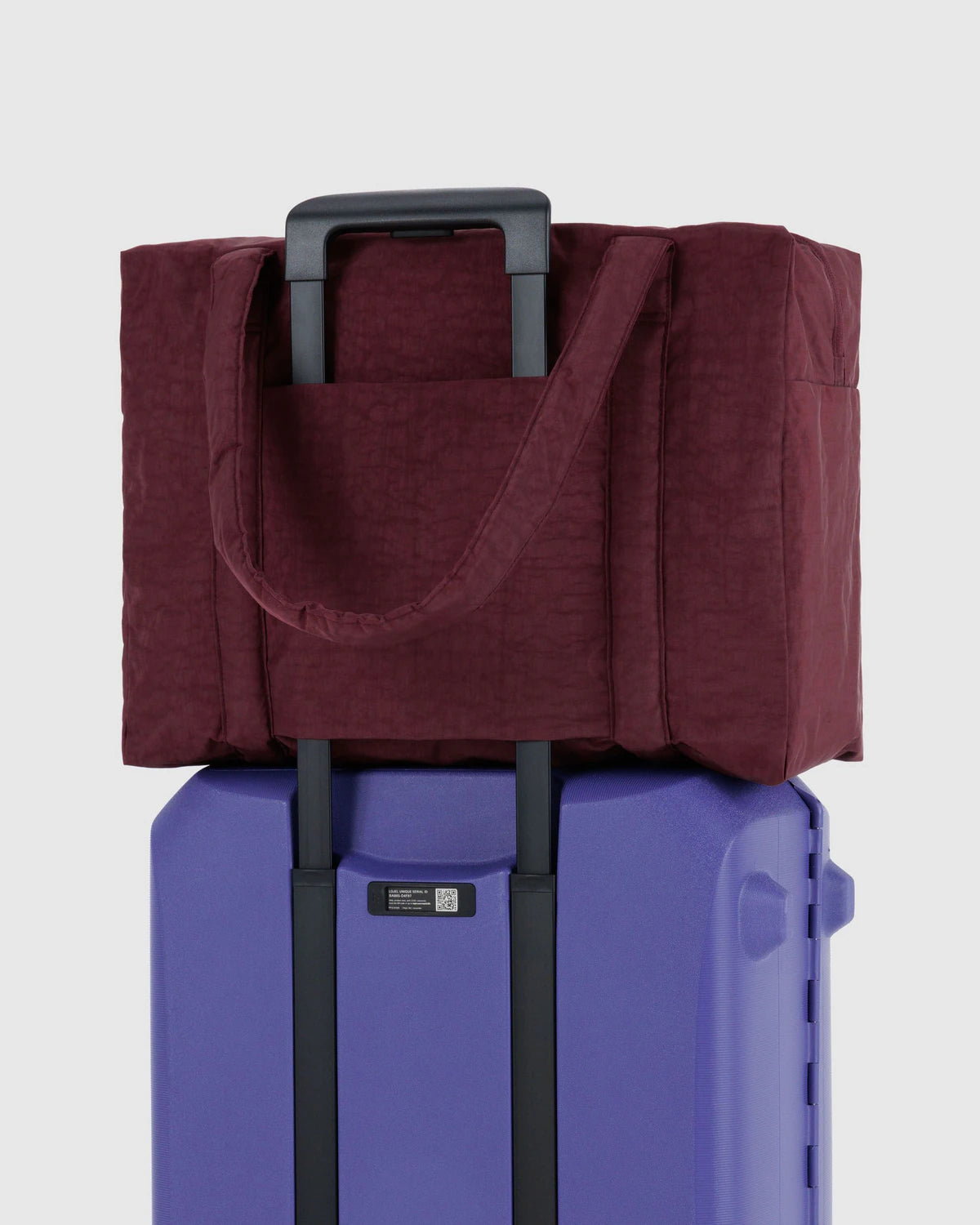 Baggu Cloud Carry On-Mahogany