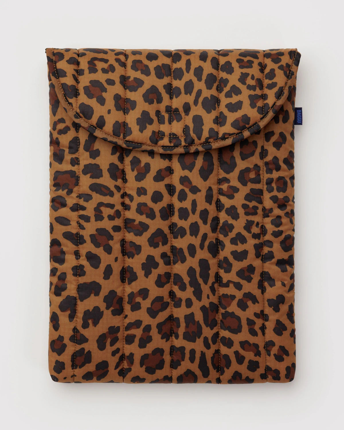 Baggu Puffy Laptop Sleeve 16" - Leopard