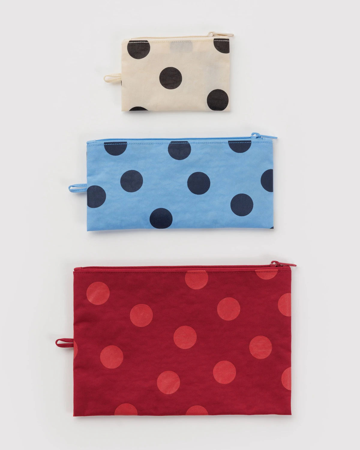 BAGGU Polka Dot Flat Pouch Set