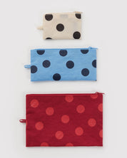 BAGGU Polka Dot Flat Pouch Set