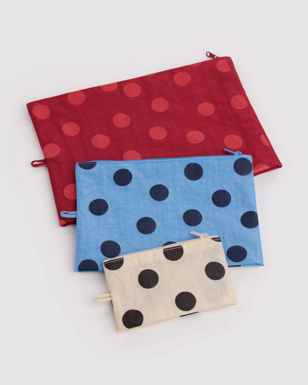 BAGGU Polka Dot Flat Pouch Set