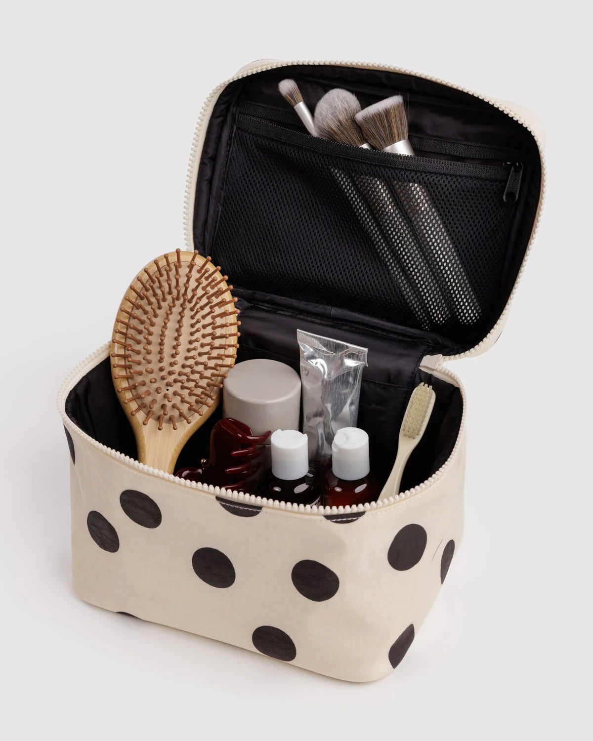 BAGGU Polka Dot Large Cosmetic Case