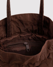 BAGGU Coffee Nylon Drawstring Bag