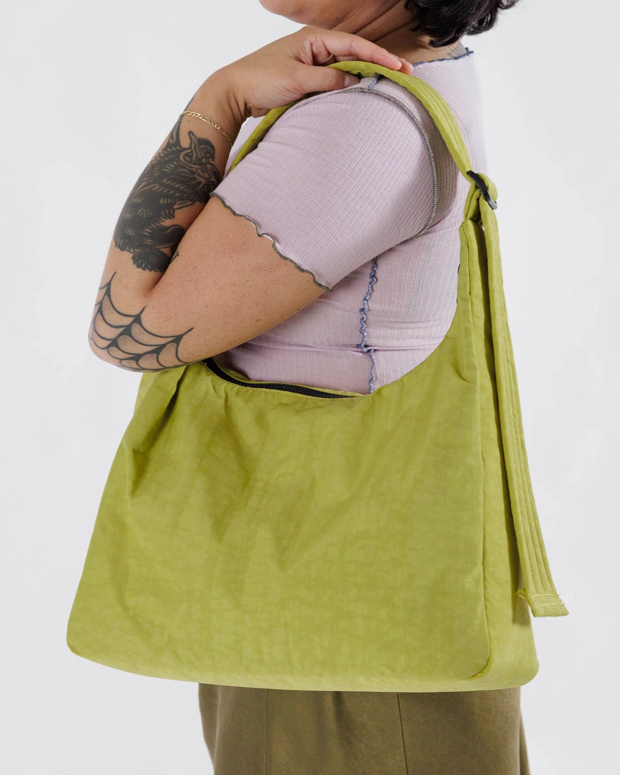 Baggu Nylon Shoulder Bag - Lemongrass | Collective Request 