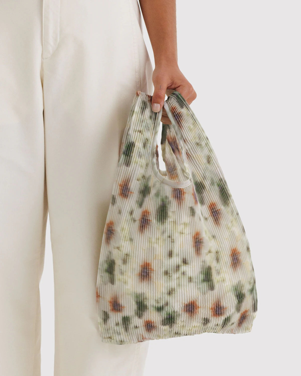 BAGGU Pleated Baggu- Abstract Floral