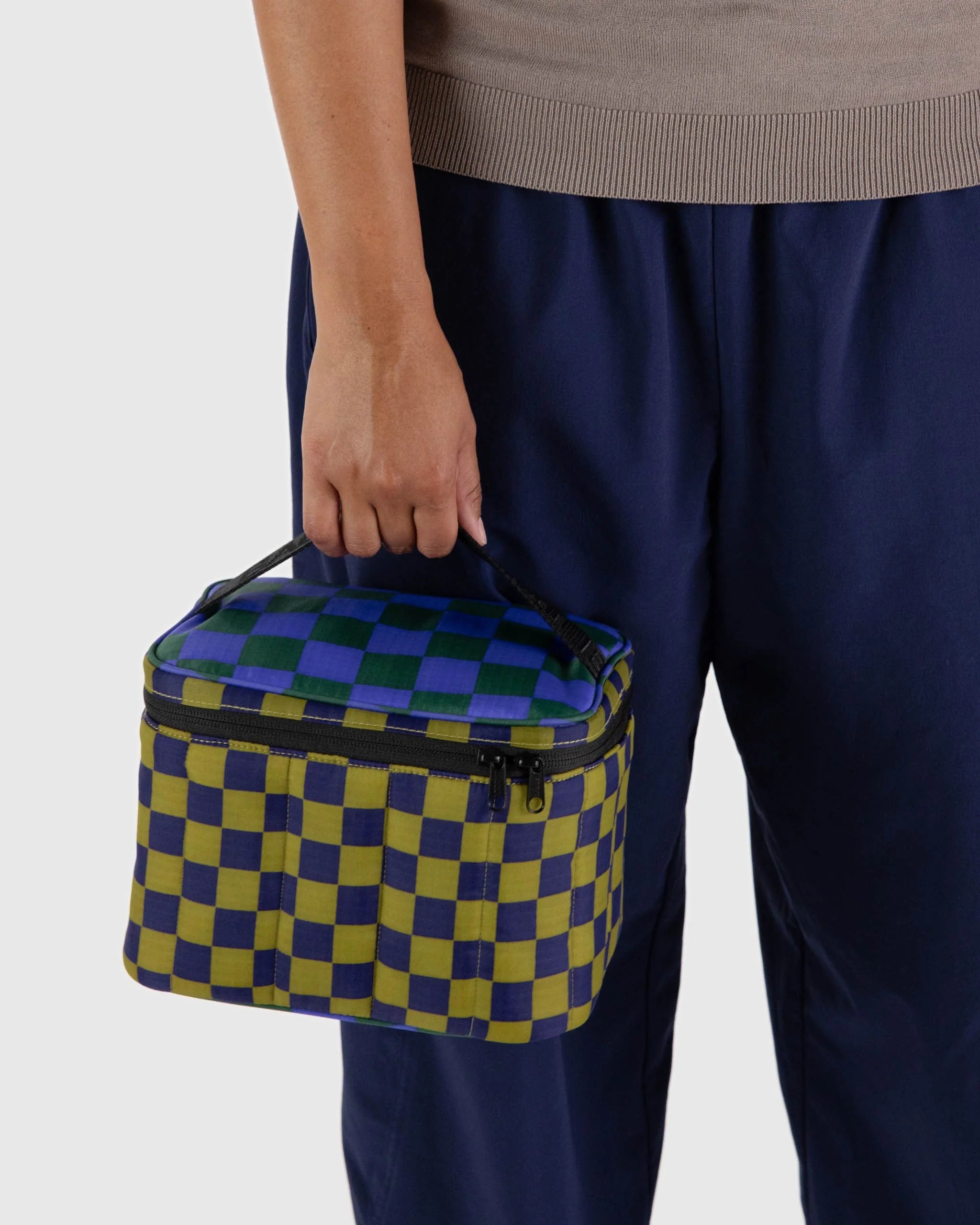 Baggu Puffy Lunch Bag- Jewel Checks