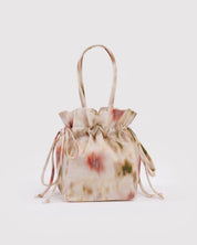 BAGGU Nylon Drawstring Bag- Abstract Floral