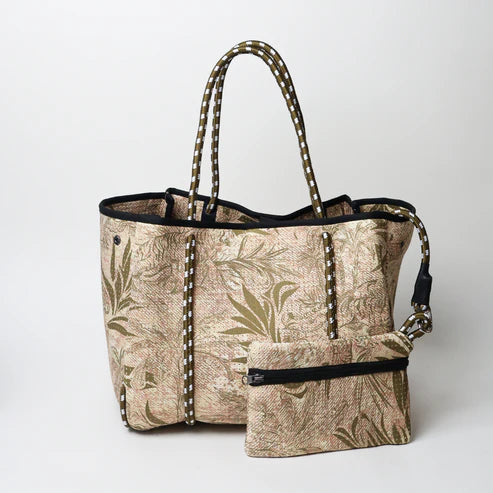 Everyday Tote Jungle Fever Denim Beige