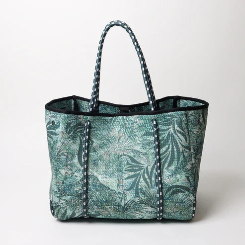 Everyday Tote Jungle Fever Denim Green