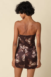 Marisol Floral Strapless Mini Dress