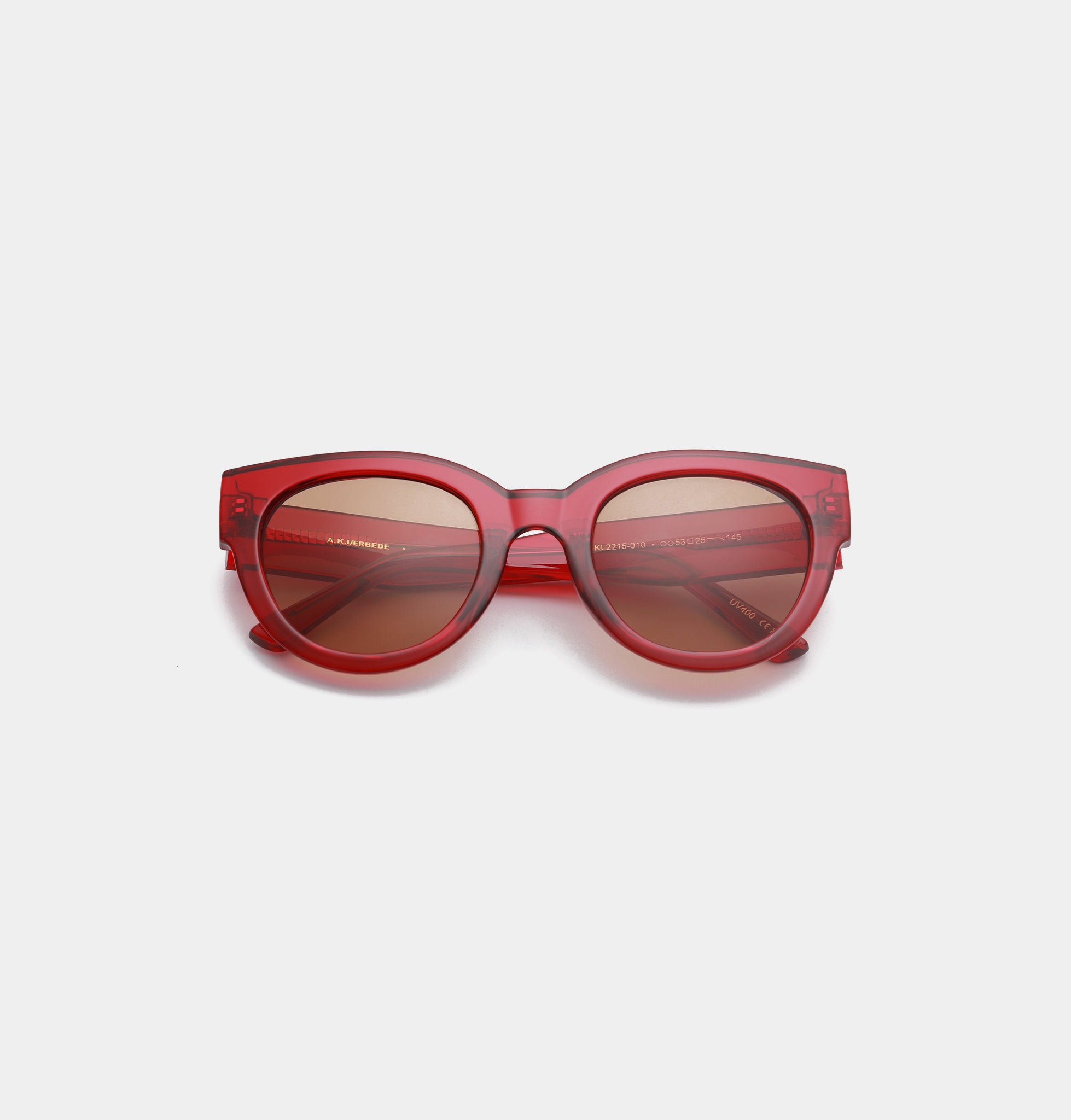 Lilly Red Transparent Sunglasses | Collective Request 