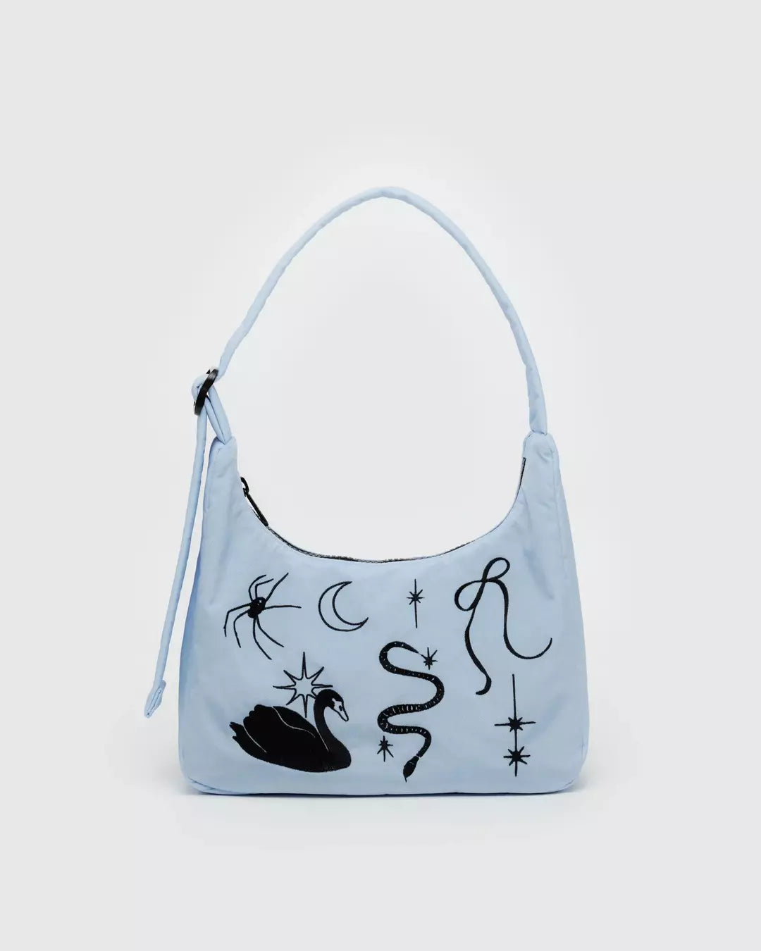 Baggu Mini Nylon Shoulder Bag-Embroidered Ballet | Collective Request 