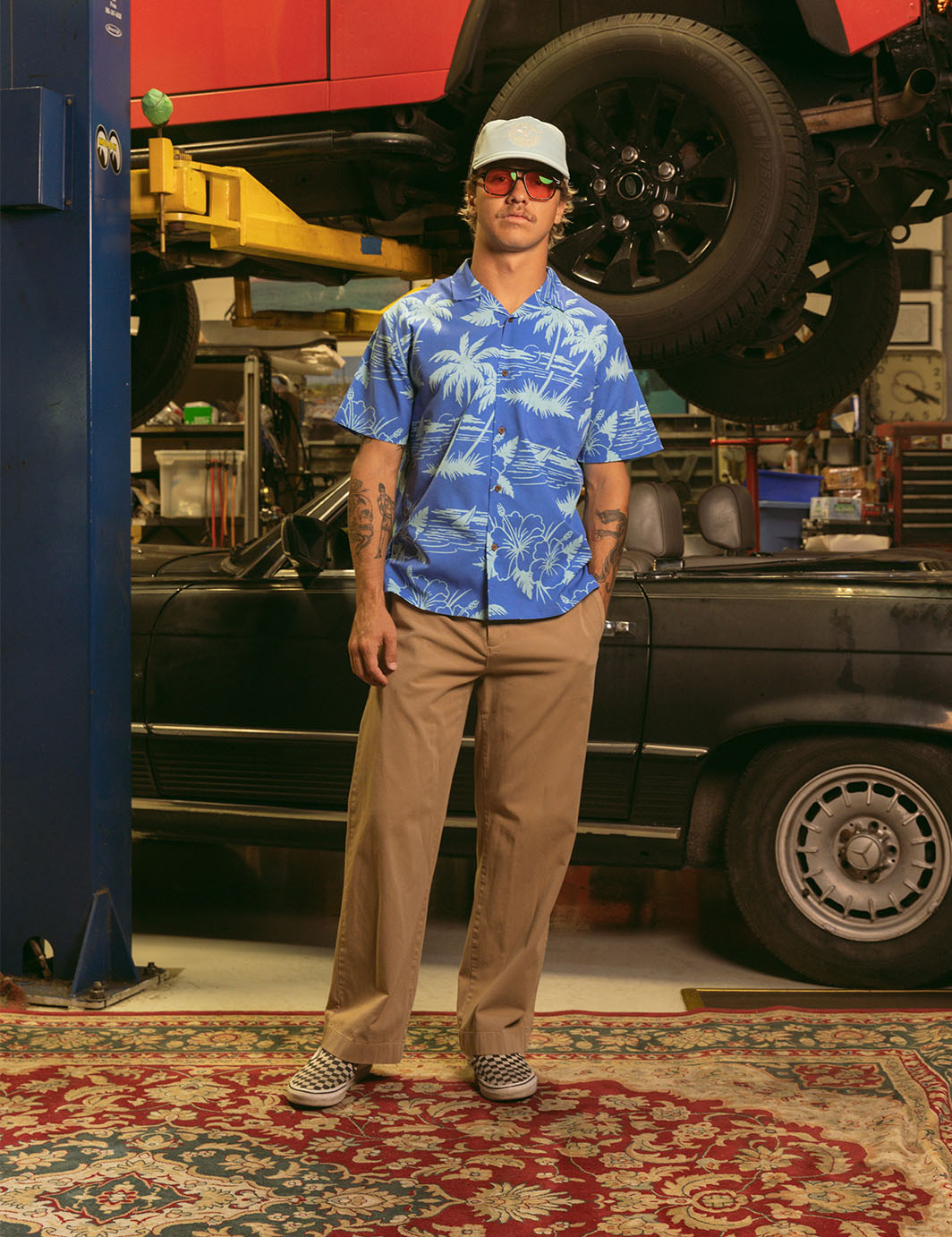 Duvin Breeze Stretch Buttonup - Blue