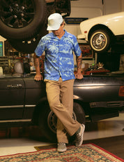 Duvin Breeze Stretch Buttonup - Blue