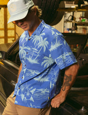 Duvin Breeze Stretch Buttonup - Blue