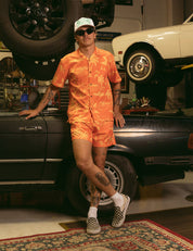 Duvin Breeze Stretch Buttonup - Red