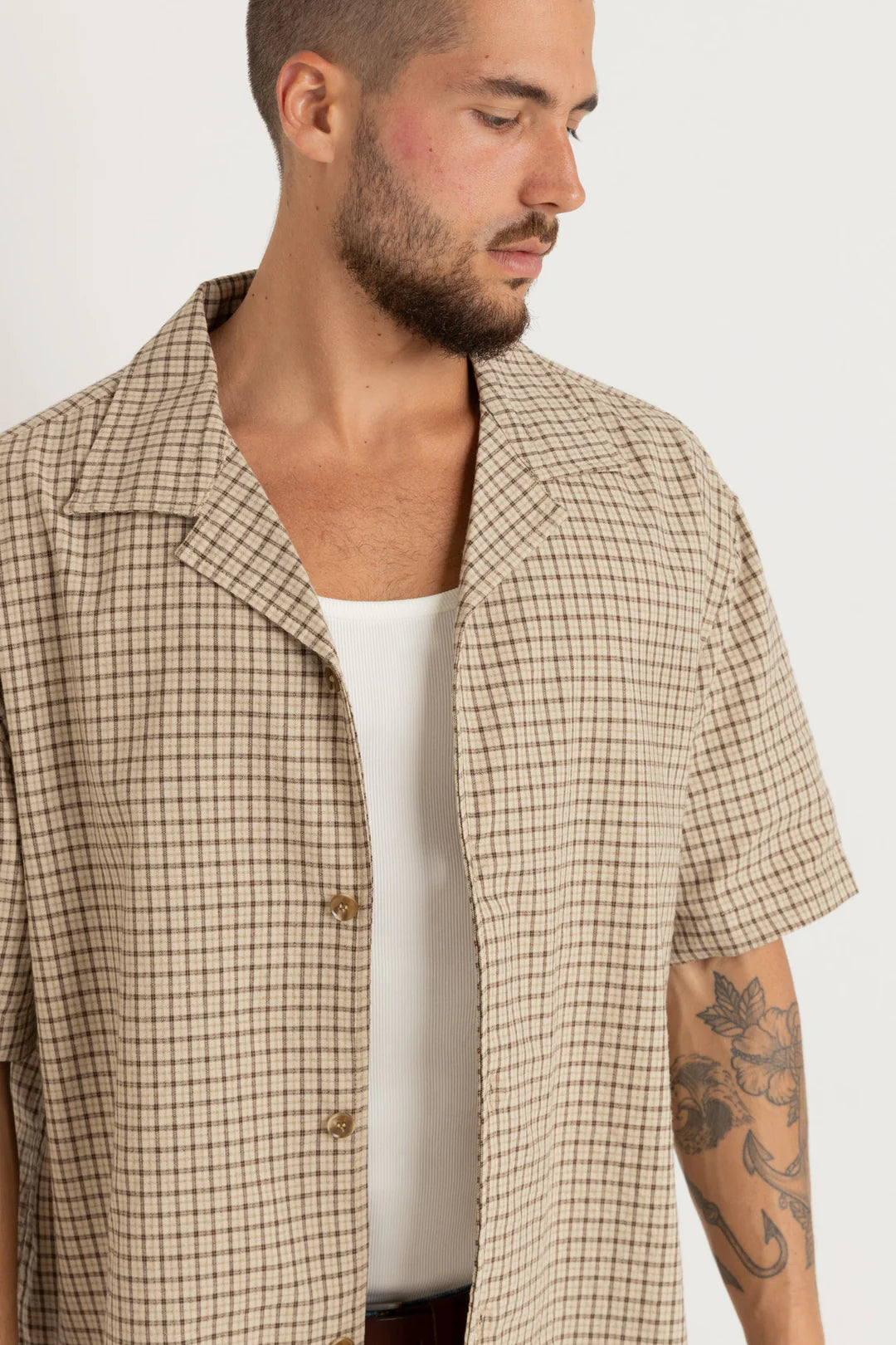 Rhythm Jeremy Check SS Shirt