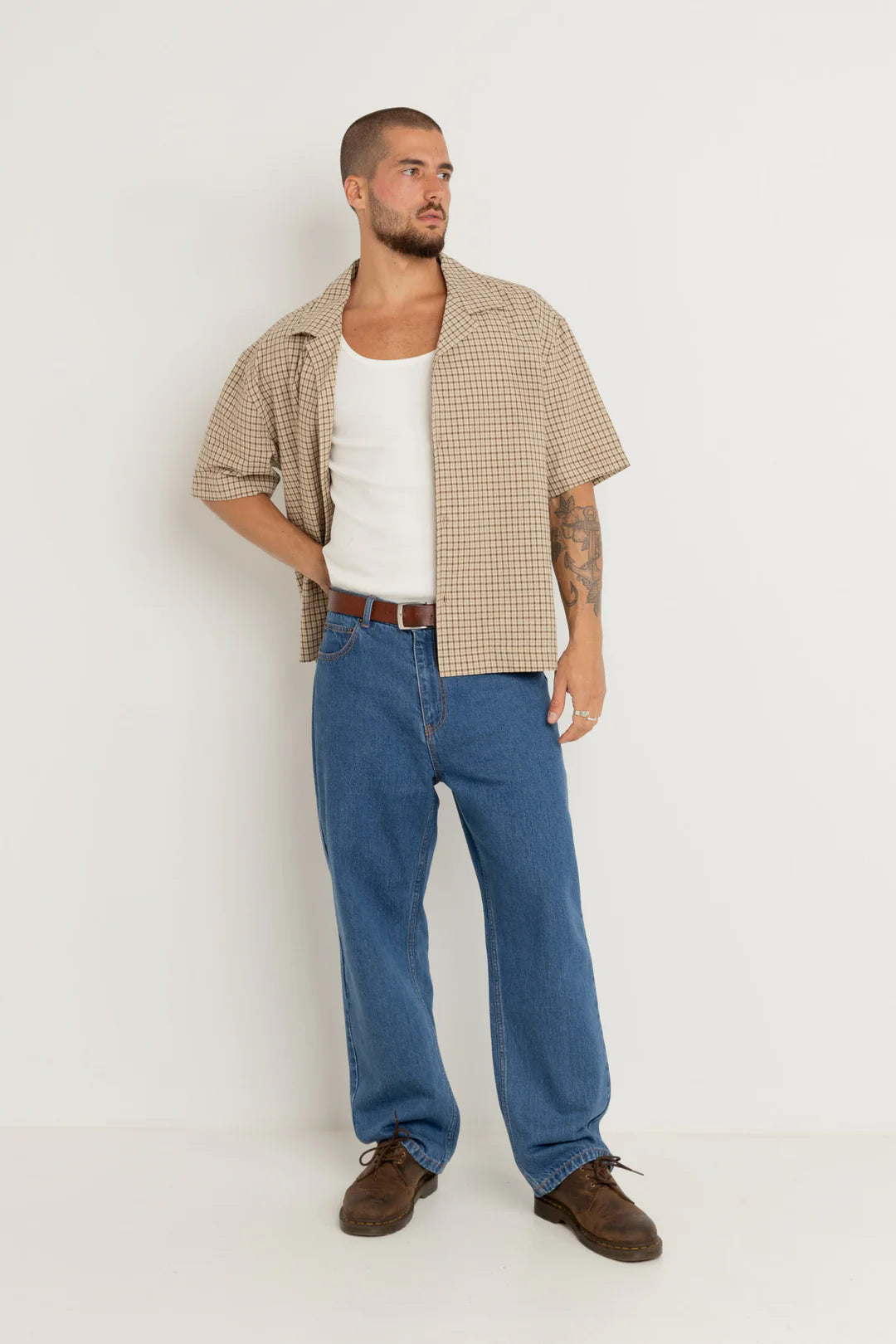 Rhythm Jeremy Check SS Shirt
