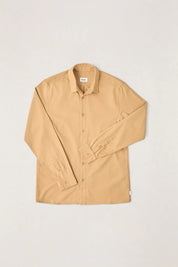 Classic Linen Ls Shirt Ochre