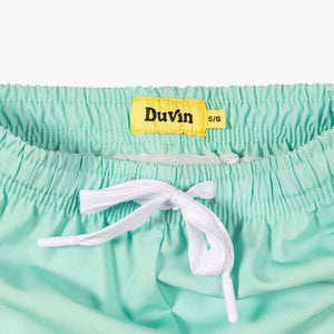Duvin Teal Palm Swim Short - Kids | Men Collective
