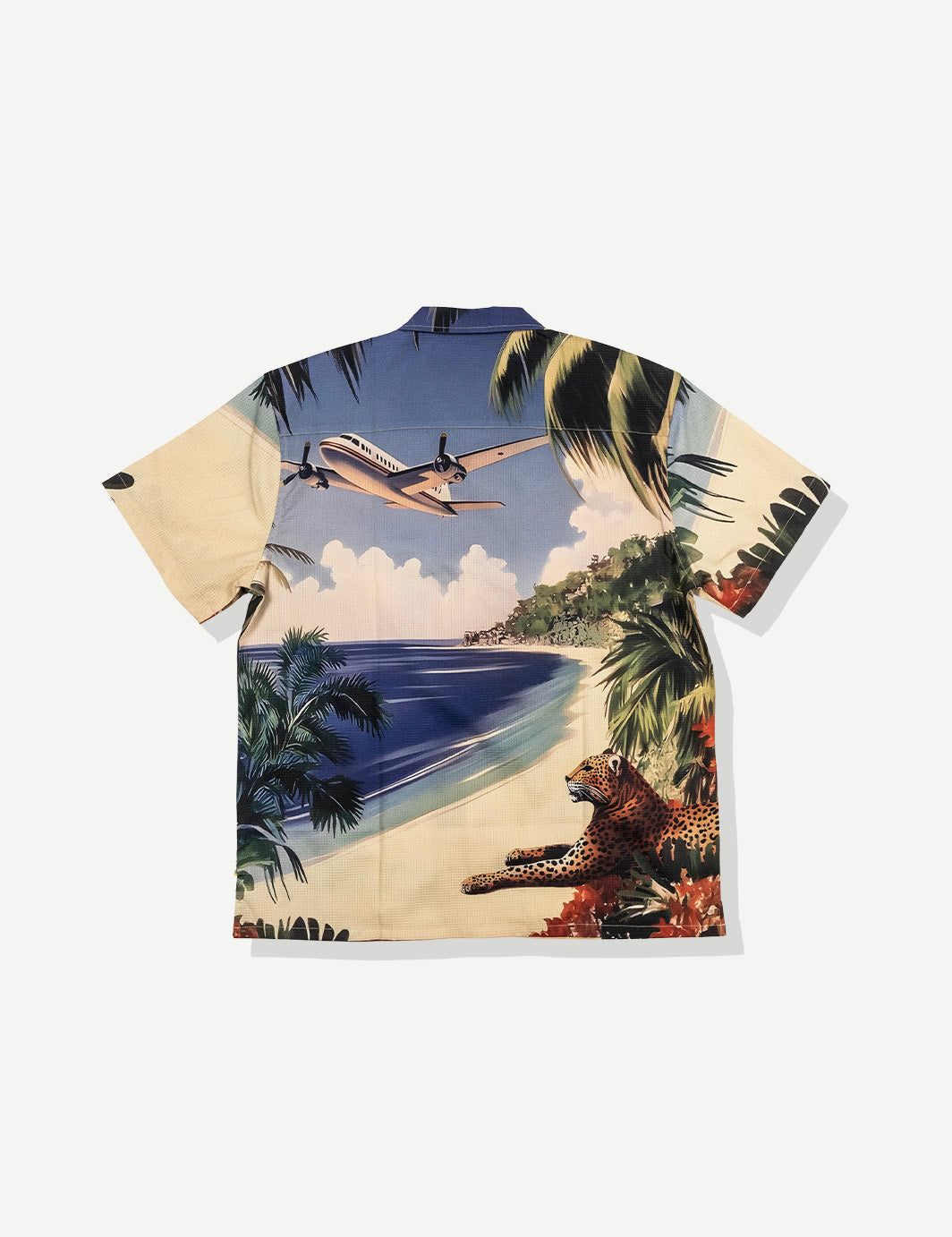 Duvin Beach Landing Leisure Stretch Button up | Collective Request 