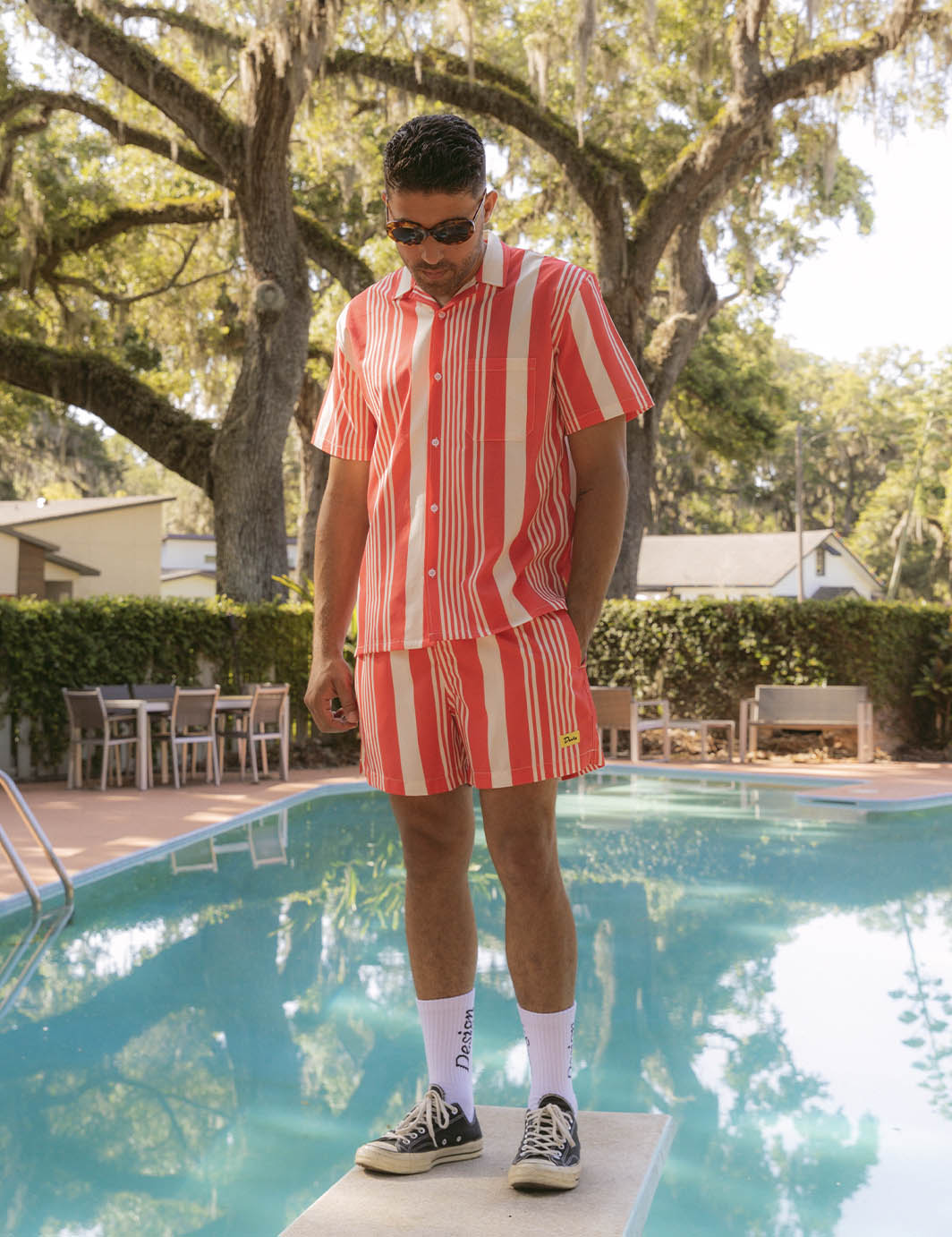 Duvin Multi Stripe Leisure Stretch Button up | Collective Request 