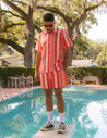 Duvin Multi Stripe Leisure Stretch Button up | Collective Request 