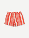 Duvin Multi Stripe Swim Short-Red | Collective Request 