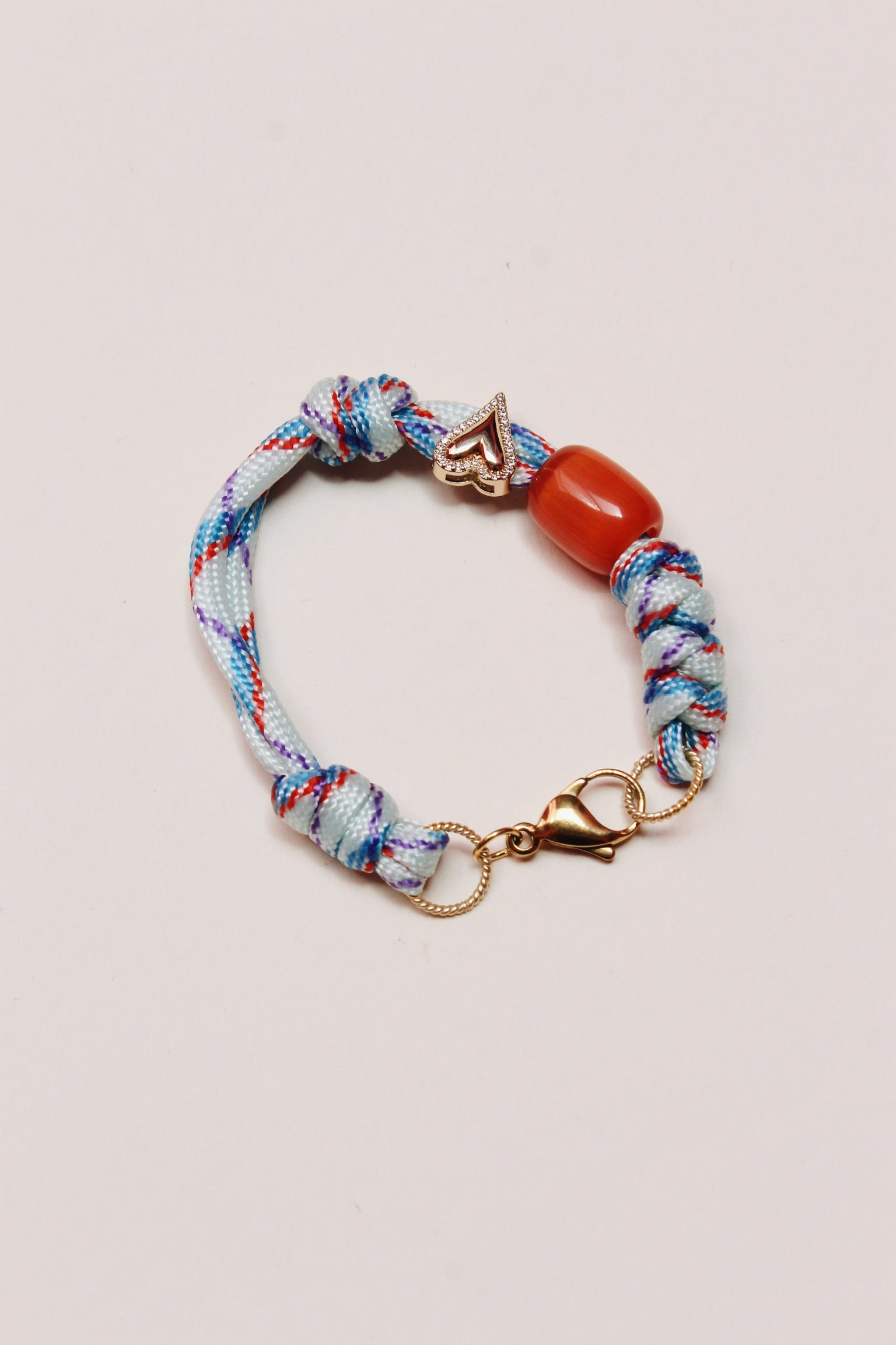 Happy Cord White Bracelet