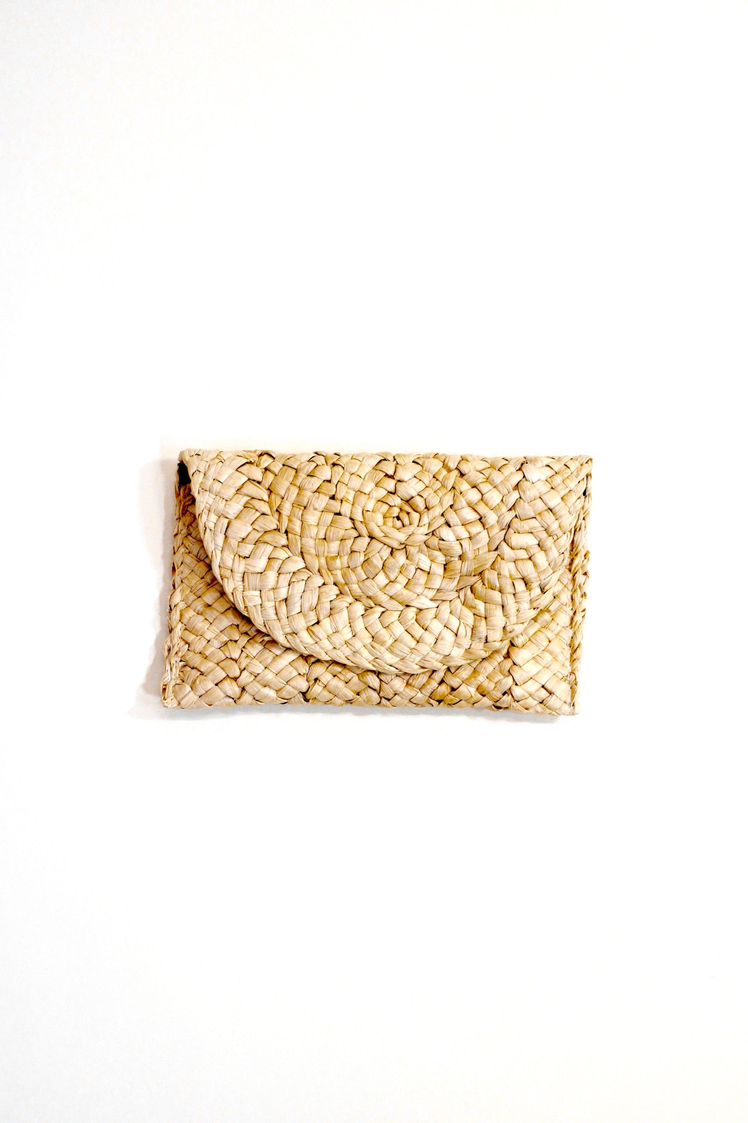 Natural Handmade Straw Clutch Rattan Bag | Collective Request 
