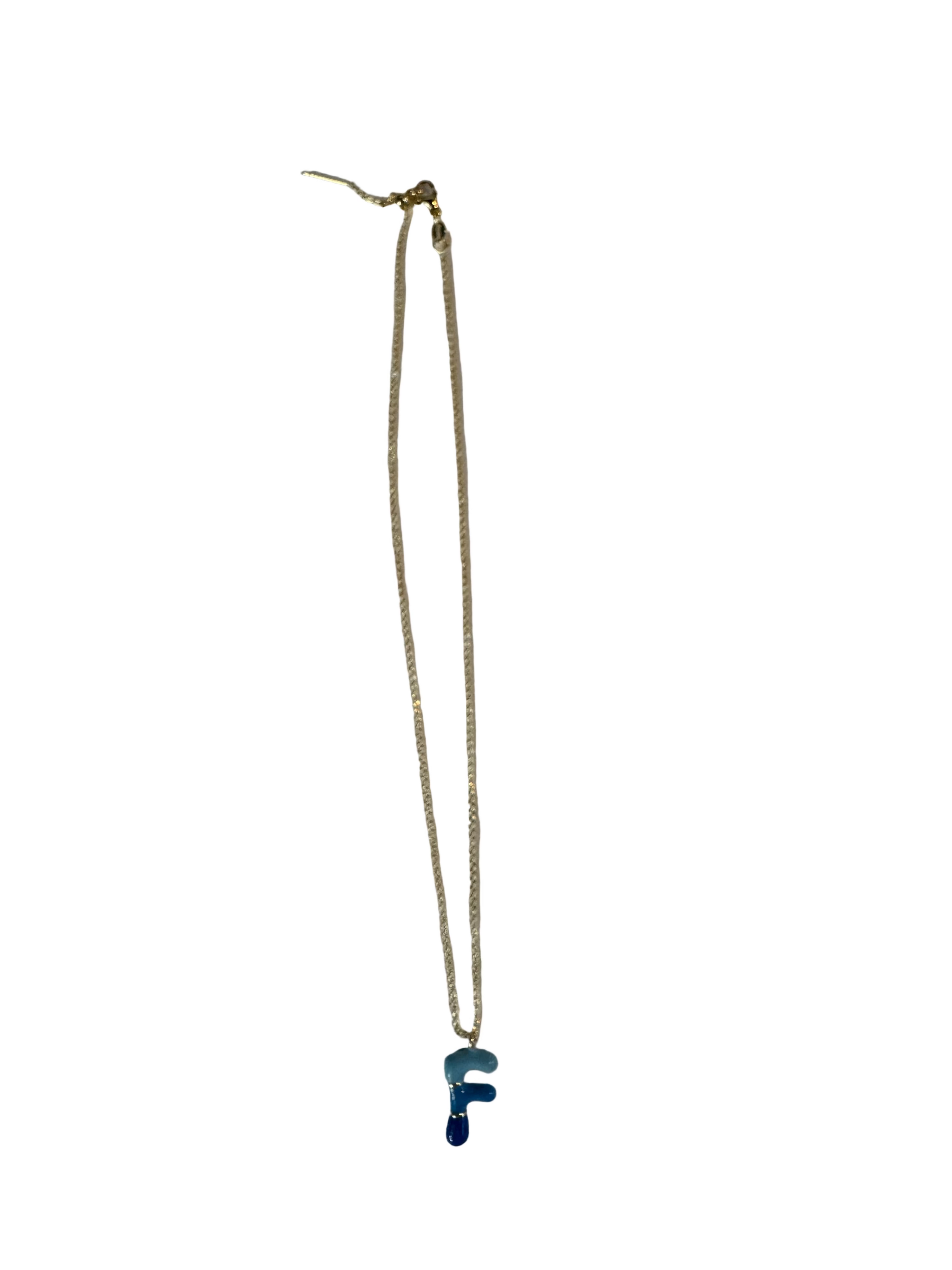 F Initial Letter Necklace