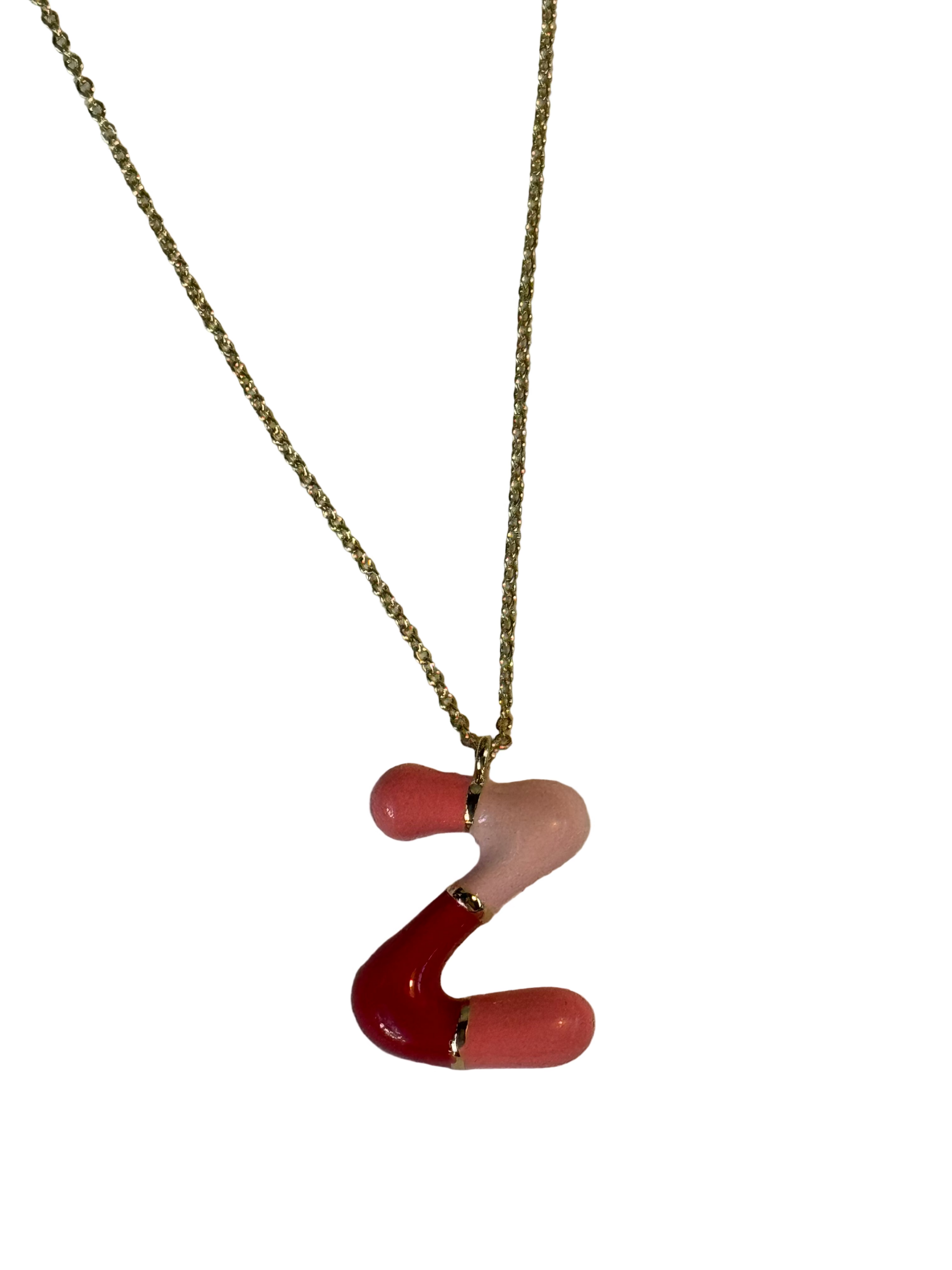 Z Initial Letter Necklace