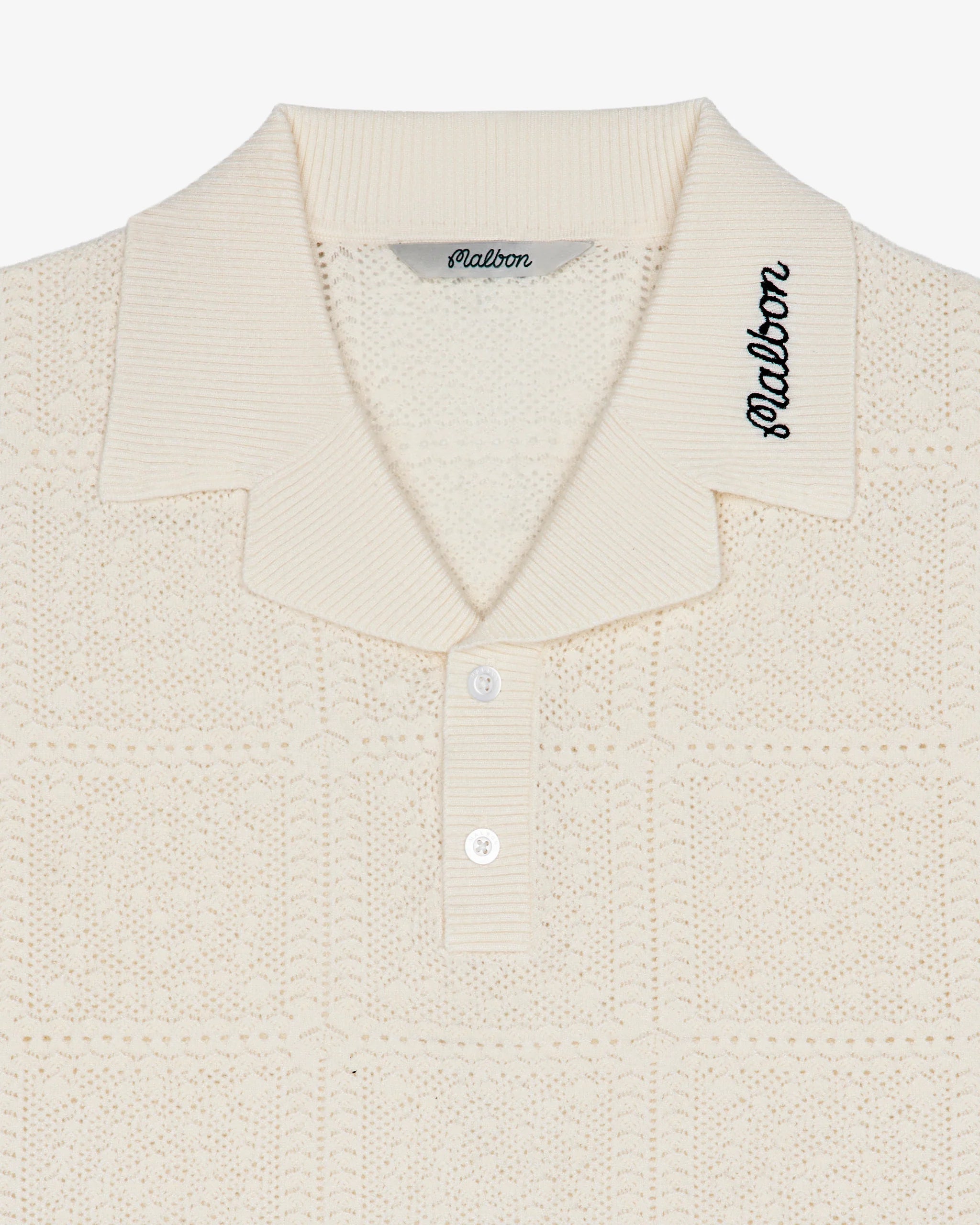 Malbon Resort Crochet Polo