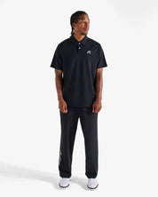 Malbon Black Fairway Polo
