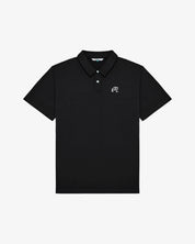 Malbon Black Fairway Polo