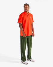 Malbon Grenadine Red Fairway Polo