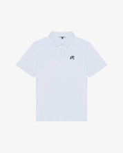 Malbon White Fairway Polo