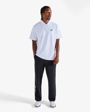 Malbon White Fairway Polo