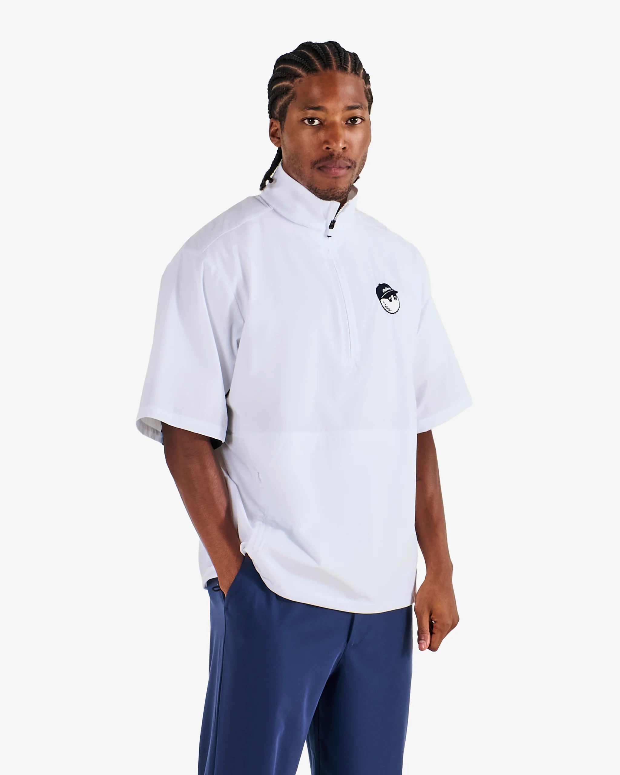 Malbon Malbon Pine Windshirt White