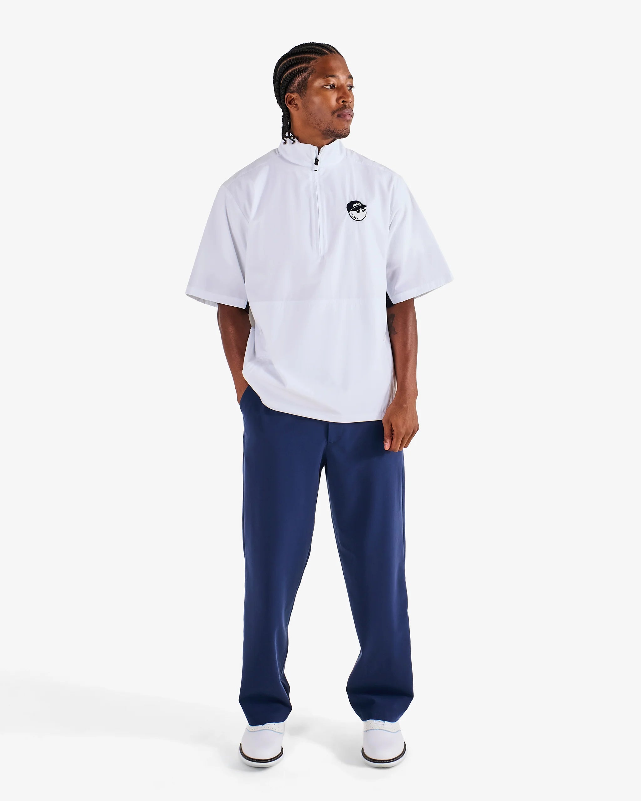 Malbon Malbon Pine Windshirt White