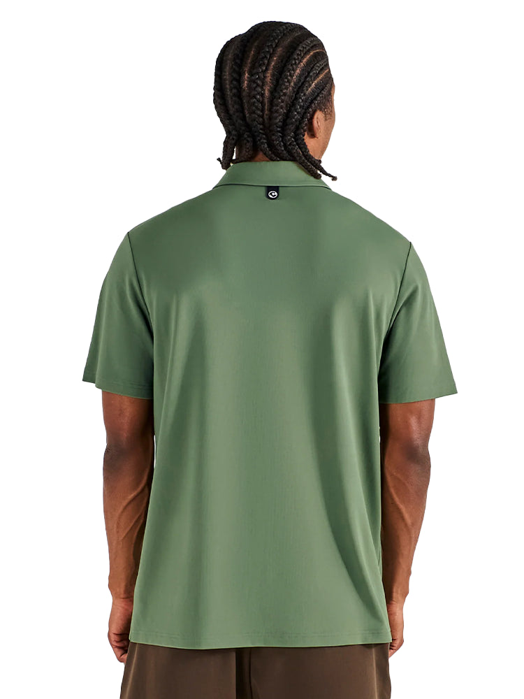 Malbon Olive Fairway Polo