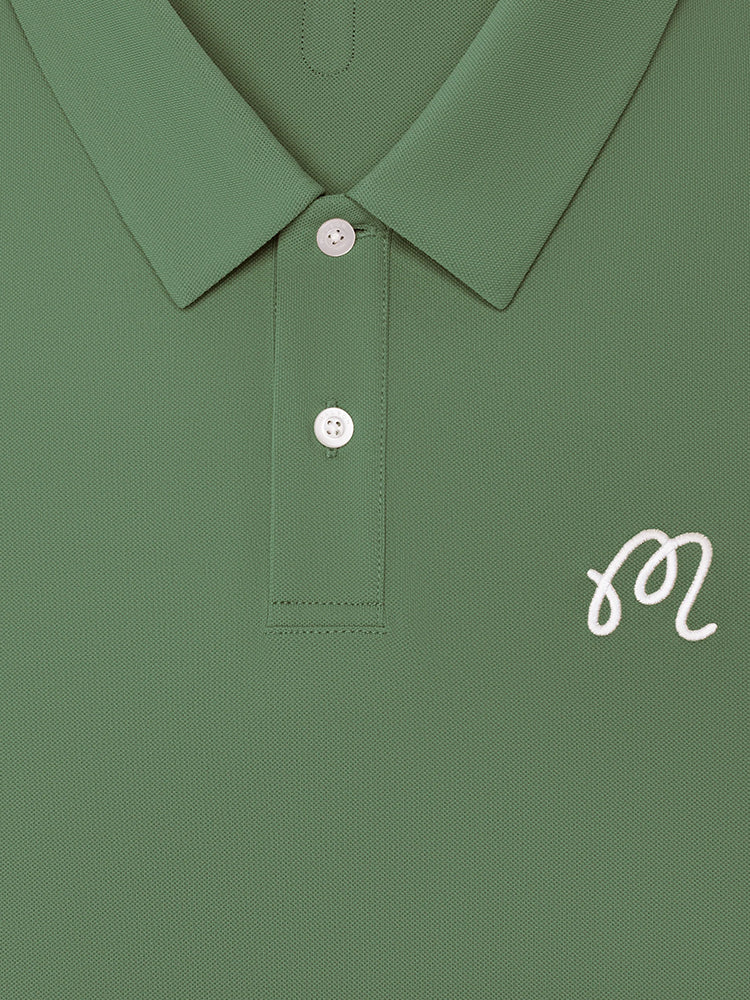 Malbon Olive Fairway Polo