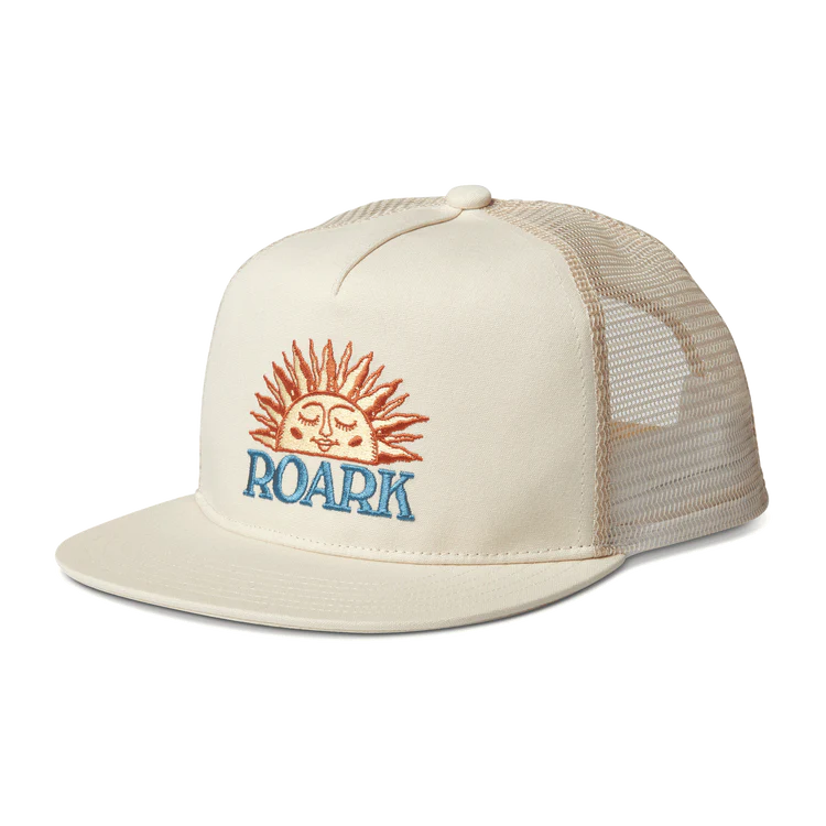 ROARK Station Trucker Snapback Bone Hat | Men Collective 