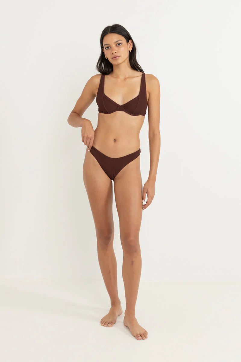 Essential Rib Underwire Top Cafe | Collective Request 