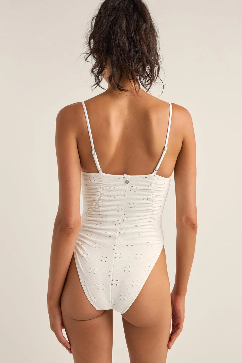 Rhythm Brighton Eyelet Scrunched Side One Piece| Collective Request 