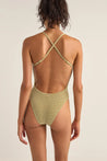 Rhythm Cove Stripe Cross Back One Piece | Collective Request 