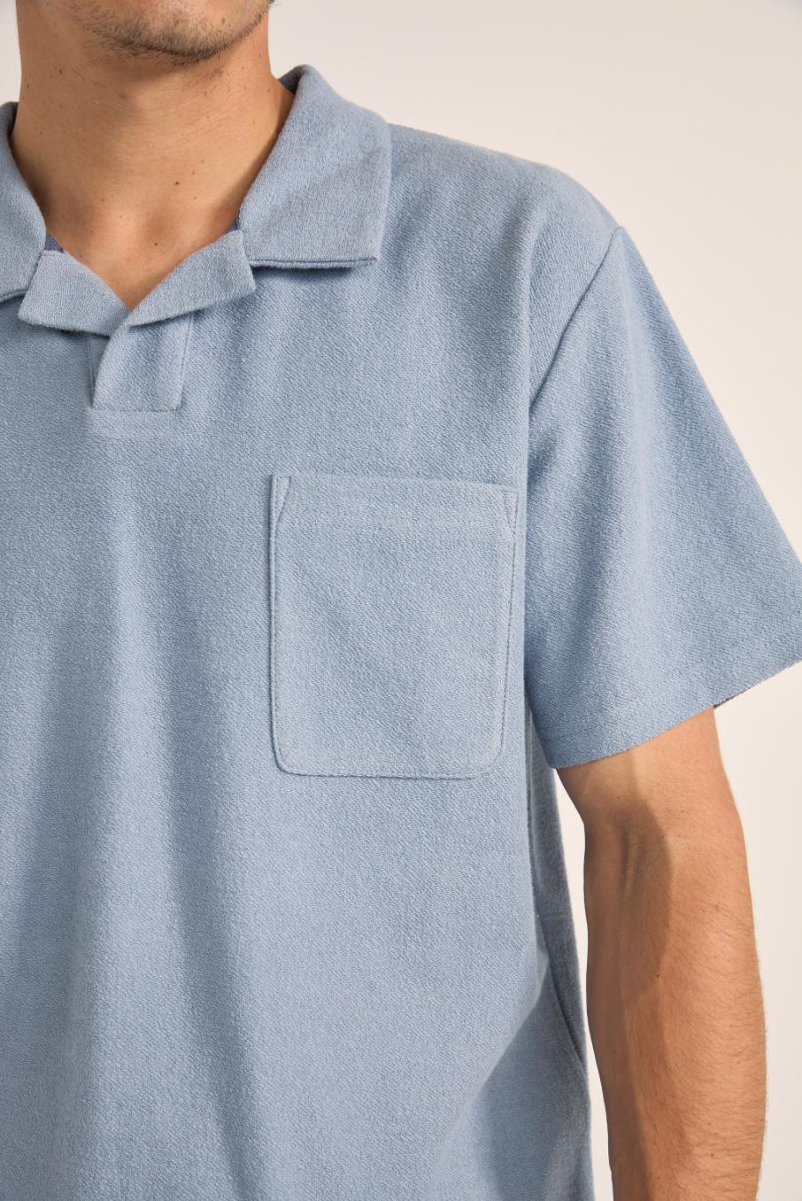 Rhythm Vintage Terry Polo Slate