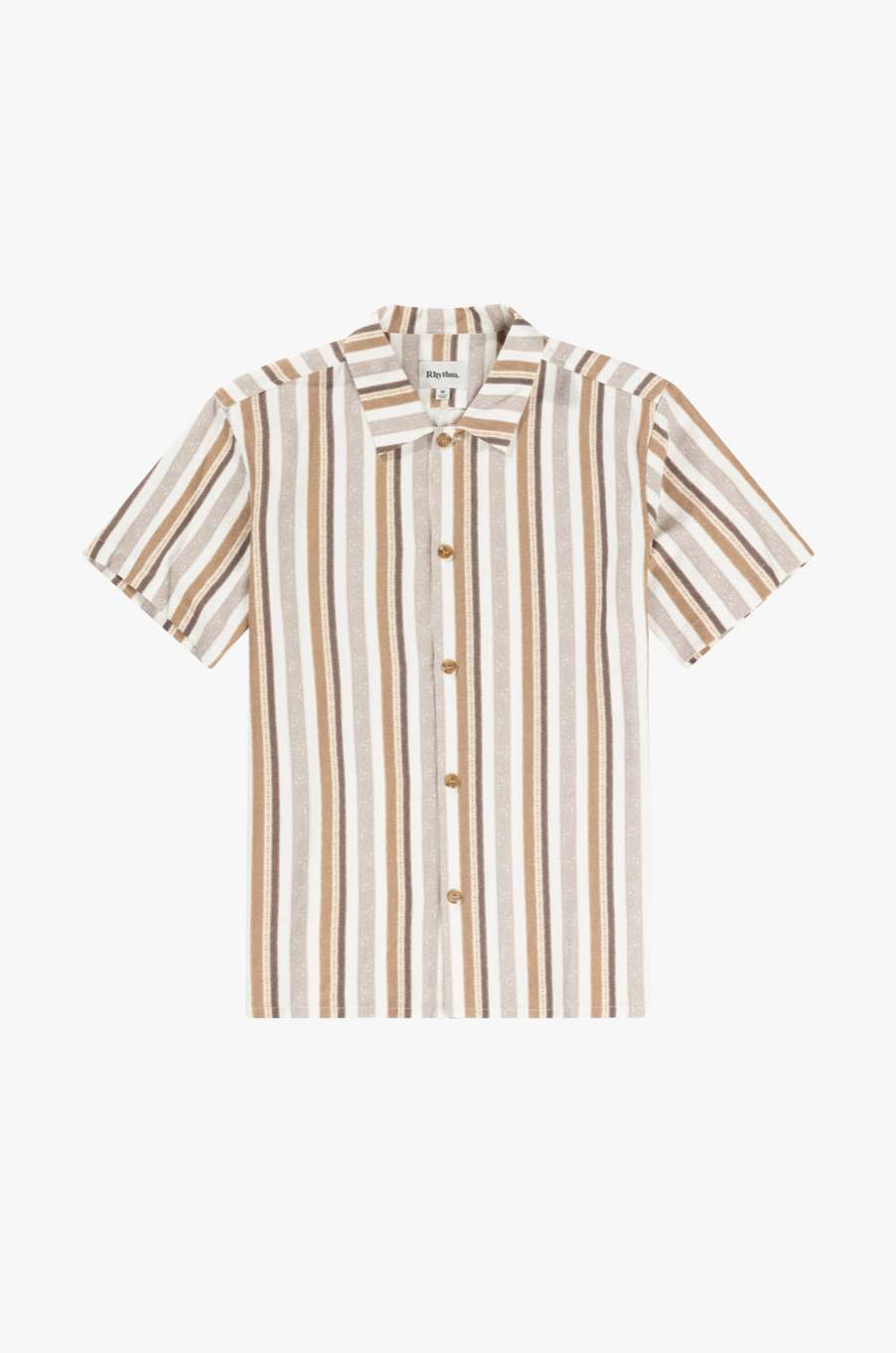 Rhythm Paisley Stripe Shirt-Cedar