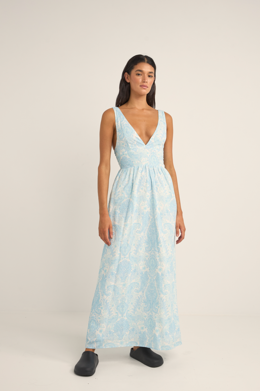 Rhythm Jean Paisley Maxi Dress