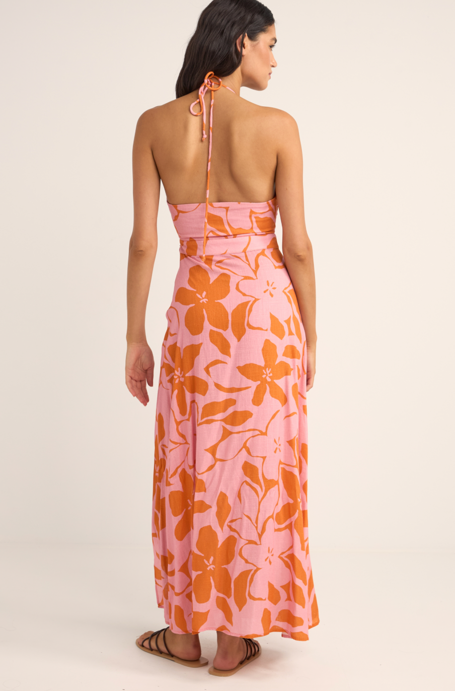 Rhythm Bora Bora Floral Cut Out Maxi Dress